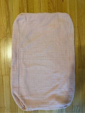 West Elm x Pottery Barn Light Pink Textured Changing Pad Cover